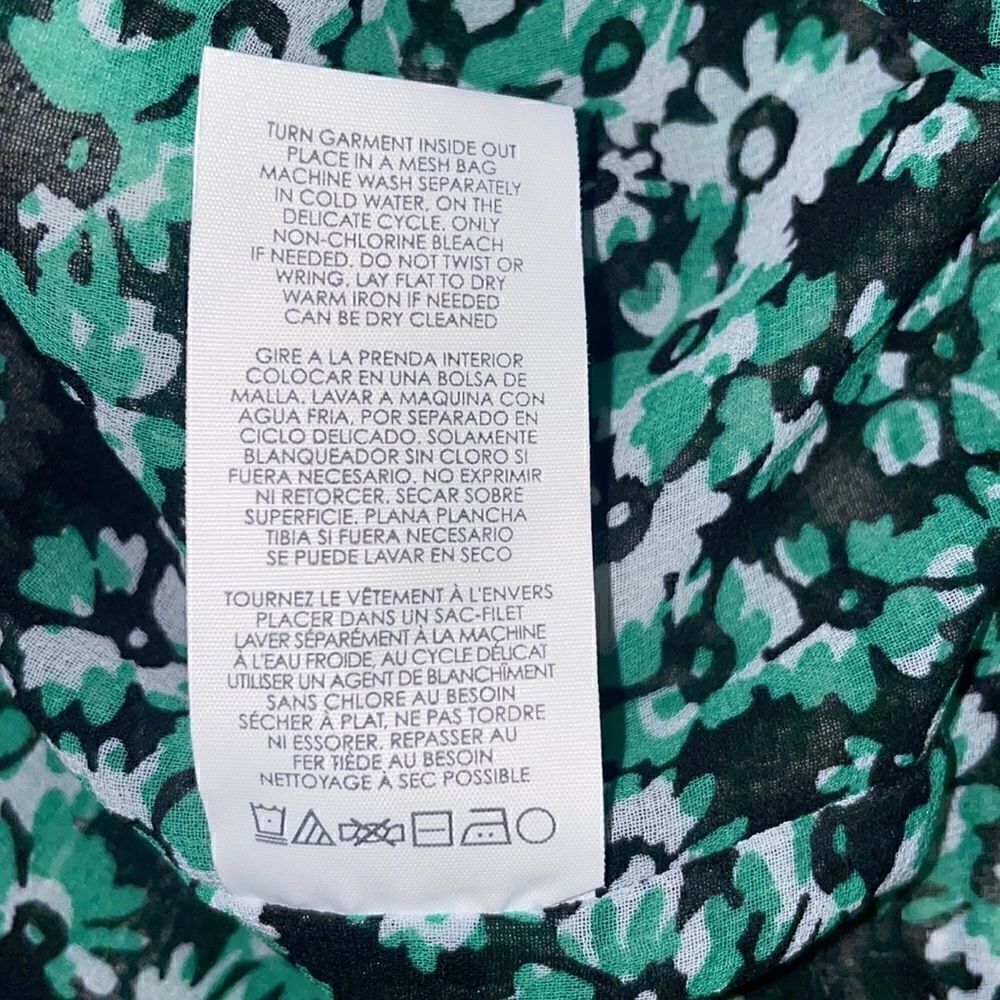 CAbi 5653 Green Library Plaid Tweed Jacket M - Picture 12 of 12